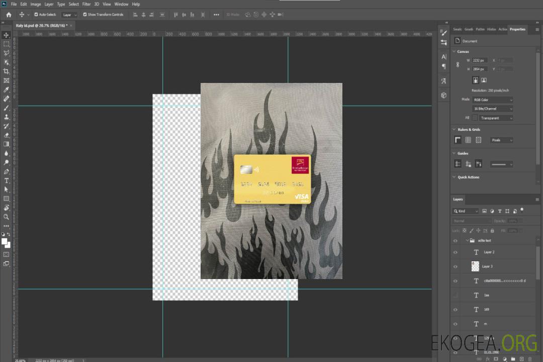 Photolook de la carte de débit visa CBIC de Grenade avant template Photolook de la carte de débit visa CBIC de Grenade avant template